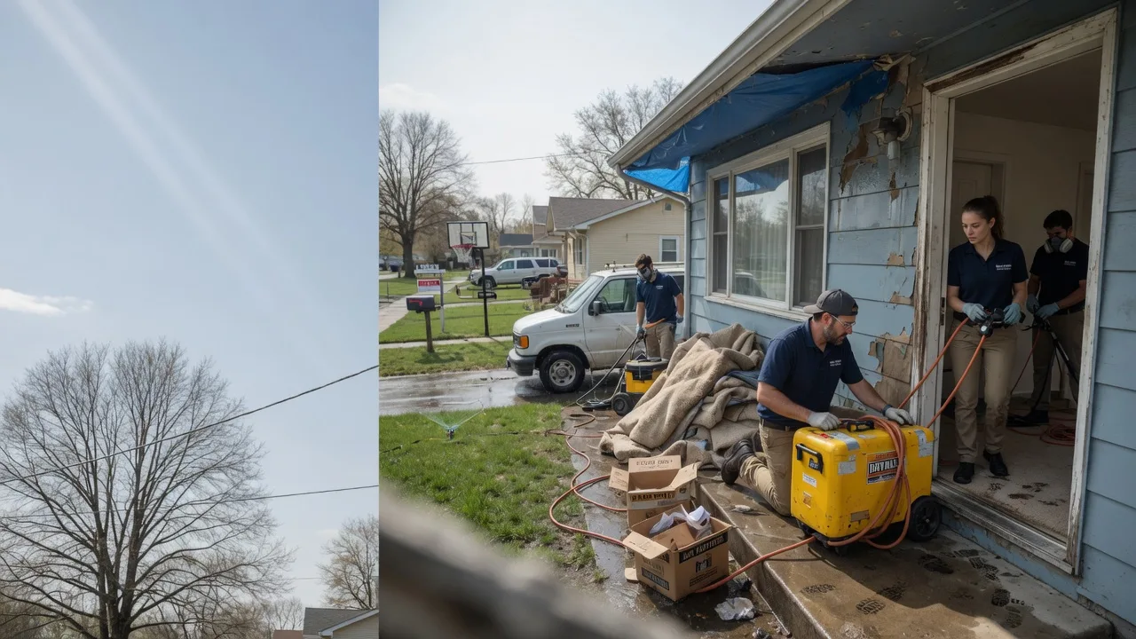 Basement Flood Cleanup in Charles City, IA near me